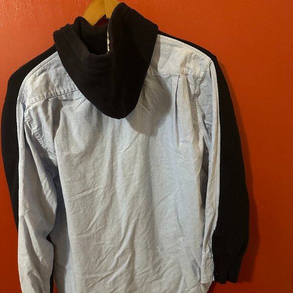 Thom Browne New York Women's Black Blue Hoodie Sweater Size Large Japan - Picture 3 of 6